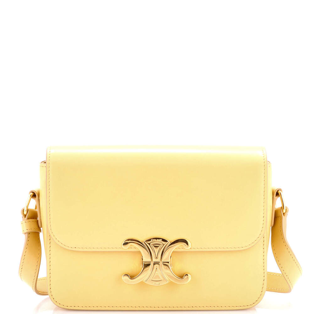 Celine Teen Triomphe Shoulder Bag Smooth Calfskin